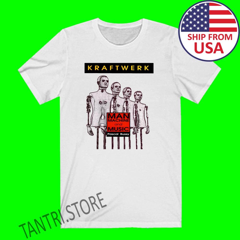 Kraftwerk Man Machine Men s White Size S to 3XL 3XL