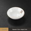 Luxury Wear-Resistant Gold Rim Bone China Dinnerware Set for Hotels and Restaurants - Includes Bowls, Plates, Spoons, Cups, and Chopsticks