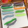 6/12Pcs Creative Caterpillars Hair Clips Prank Halloween Hair Claw  Holiday Pranks