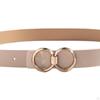 PU Leather Belt for Women, Female Pants Accessories, Casual Waist Belt, Snap Buckle, Skirts,
