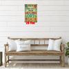 2D, Metal Wall Sign, Wall Decoration Poster, German This Is My Happy Place Theme Iron Mural, Ideal Gift for Family Yard, Bedroom