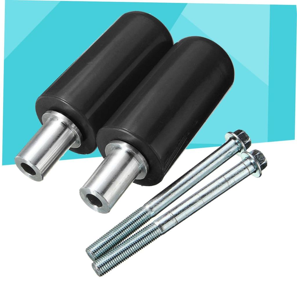 SWOOMEY 2 Pcs Drop Resistant Rubber Stick Bike Body Frame Sliders Lightweight Easy Installation