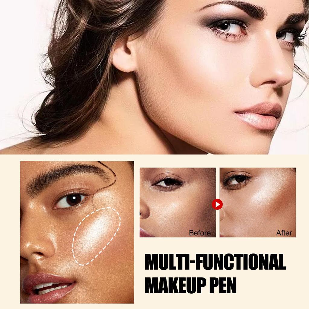 EELHOE Multi-Purpose Makeup Brush Face Light Highlighting & Contouring Natural Liquid Contouring Beauty Stick