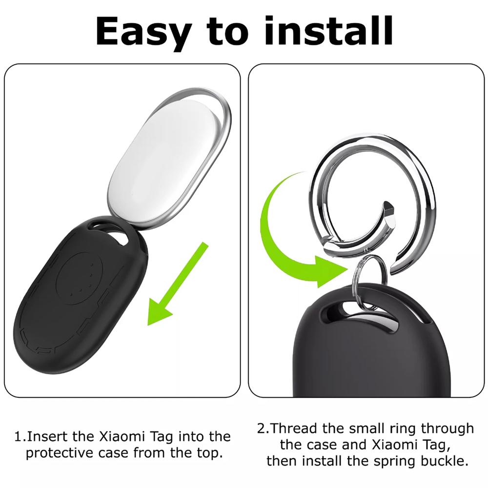 Fashion Silicone Case 1Pcs For Xiaomi Tag BLE /Tag UWB Ultra Wideband Locator Anti-Lost Keychain Protector Accessories