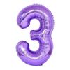 40in Color Large Number 1,Digital For Birthday Party Celebration Decorations Supplies, Foil Number For Wedding Anniversary