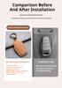 Auto Accessories Leather Car Key Case Cover Keychain For Ford Fusion Mustang Explorer F150 F250 F350 Ecosport Edge S-Max Ranger