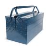 Three-Layer Portable Metal Toolbox