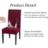 Waterproof Elastic Chair Cover for Dining Room Kitchen Wedding Hotel Banquet Restaurant Anti-dirty Seat Cover Housse De Chaise