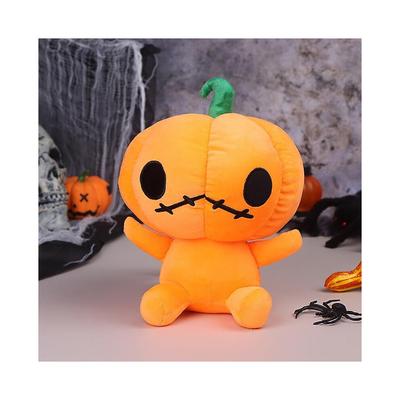 (oranžový)Plyšová dýně Halloweenské plyšové hračky Kawaii panenka dýně Narozeninové dárky Halloweenské Vánoční Sváteční