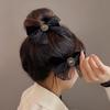 Women's Velour Lace Square Ribbon Hair Clip