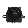 Schoolbag Handsome Mijia Rhombus Chain Backpack Women's Fashion Niche High Value School Bag Bucket Bag Lightweight Travel Backpack