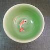 Porcelain Celadon Fish Teacup Small Carp Teacups Kung Fu Teaware Accessories Personalised Ceramic Oolong Tea Tasting Utensils