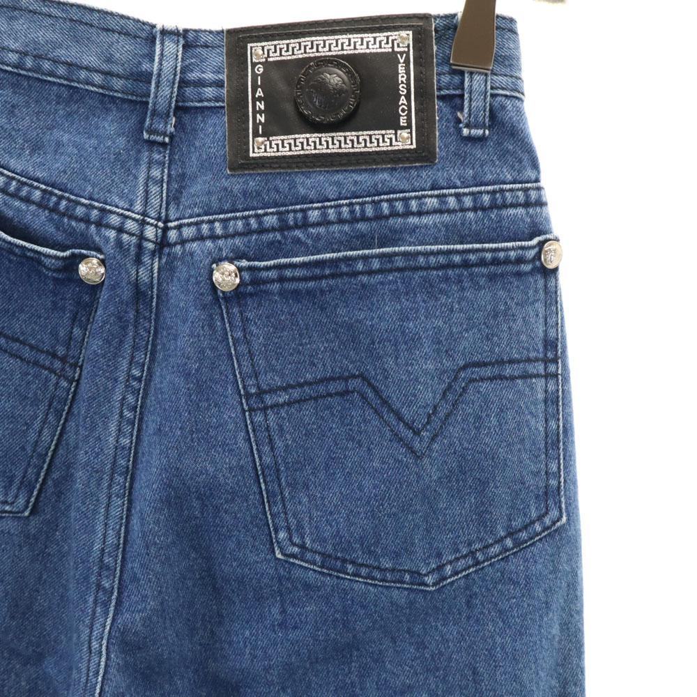 Gianni Versace Made In Italy Denim Pants 38 Jeans Women Used