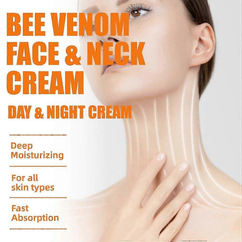 Bienenstich-Gesichts- und Halscreme, Bienenstich-Faltenentfernungscreme, Bienenstich-Anti-Aging-Straffungscreme, Feuchtigkeitsspendend, Hydrierend, Bienenstich-Lift & Firm Creme