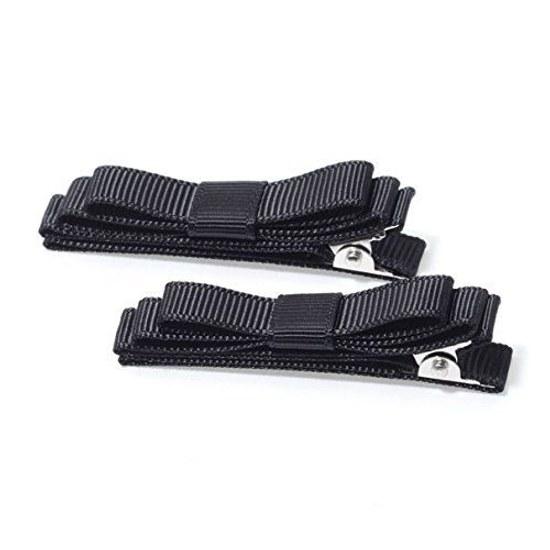 Mapepe Non-Marking Ribbon Clip 2P Black