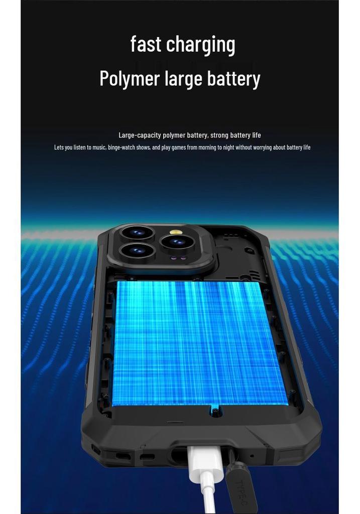 S17Ultra 6.8-inch IP68 Waterproof Smartphone with NFC, Infrared, Drop-Proof Design, and Extended Standby
