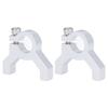 2PCS Clamping Support 1 Side 2 Post M4 Thread Aluminum Clamp Mount Robot Shaft