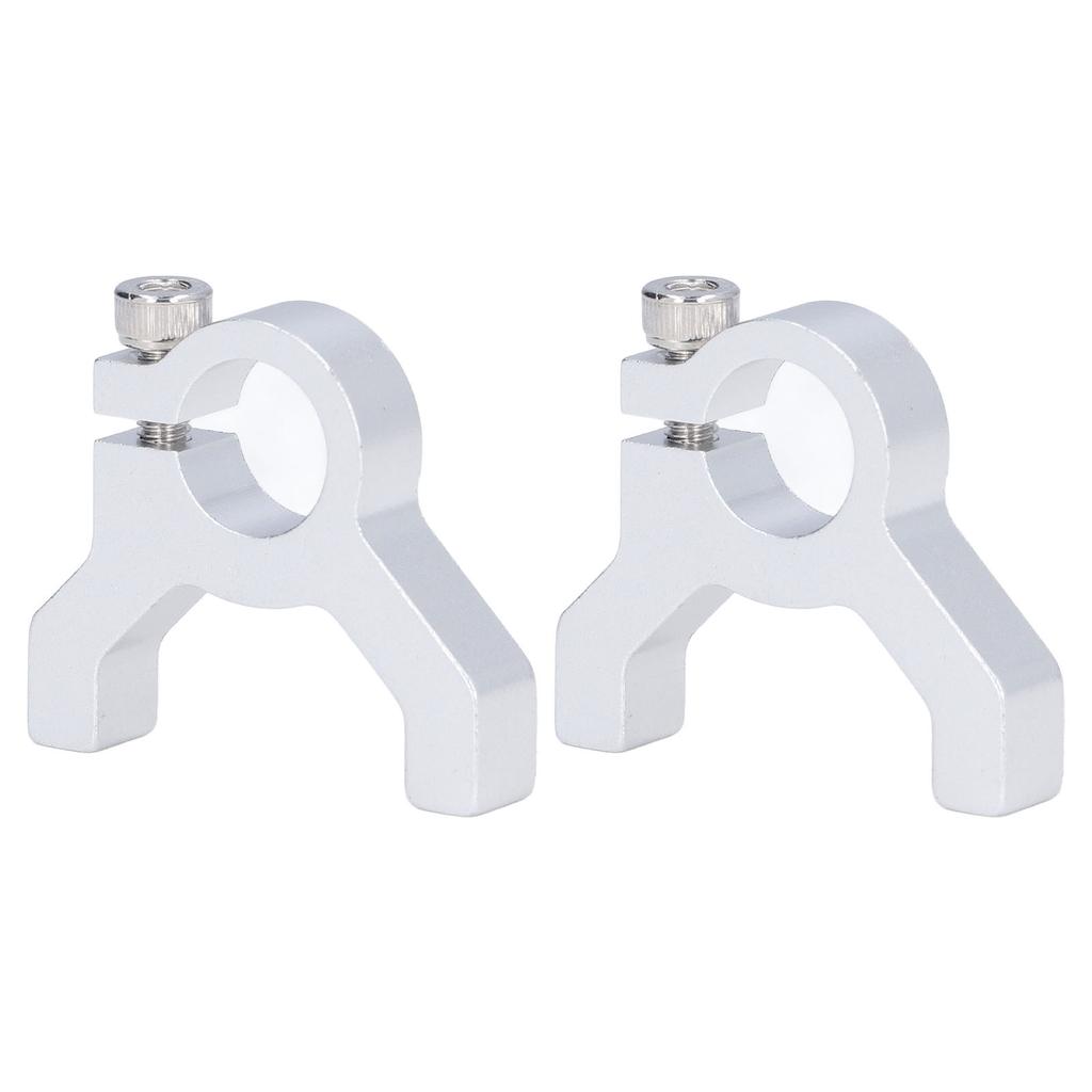 2PCS Clamping Support 1 Side 2 Post M4 Thread Aluminum Clamp Mount Robot Shaft