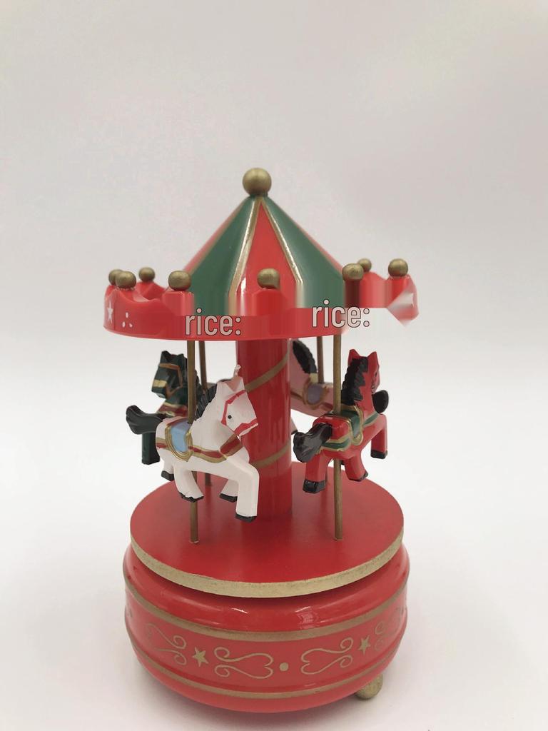 Music Box Carousel Birthday Cake & Christmas Decoration Gift