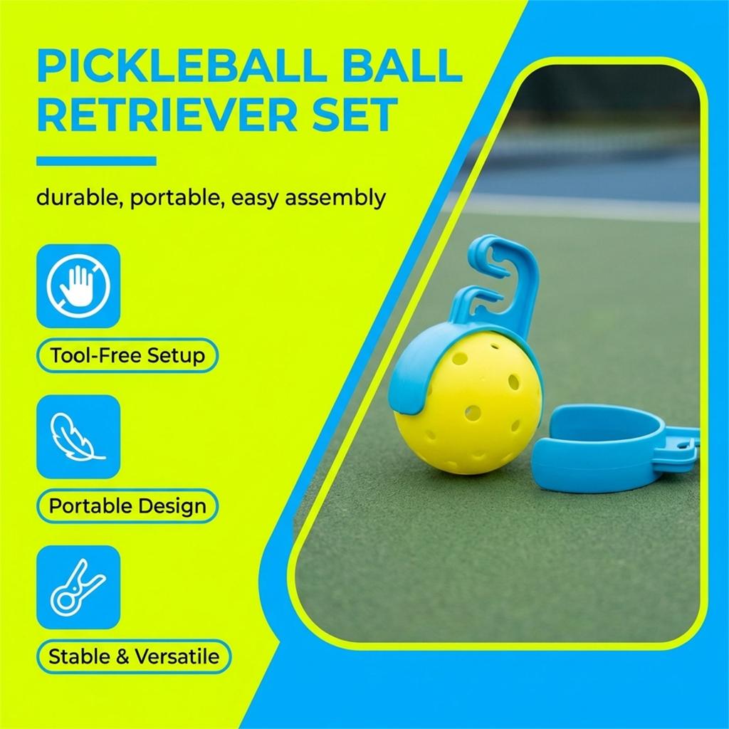 Pickleball Frame Fence And Net Clips Accessories Durable Portable Design For Pickleball Tennis