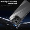 Luxury Transparent Shockproof Bumper Armor Case for iPhone 16 15 14 Plus 13 12 11 Pro Max X XS 7 8 Rugged Frame Hard Back Cover