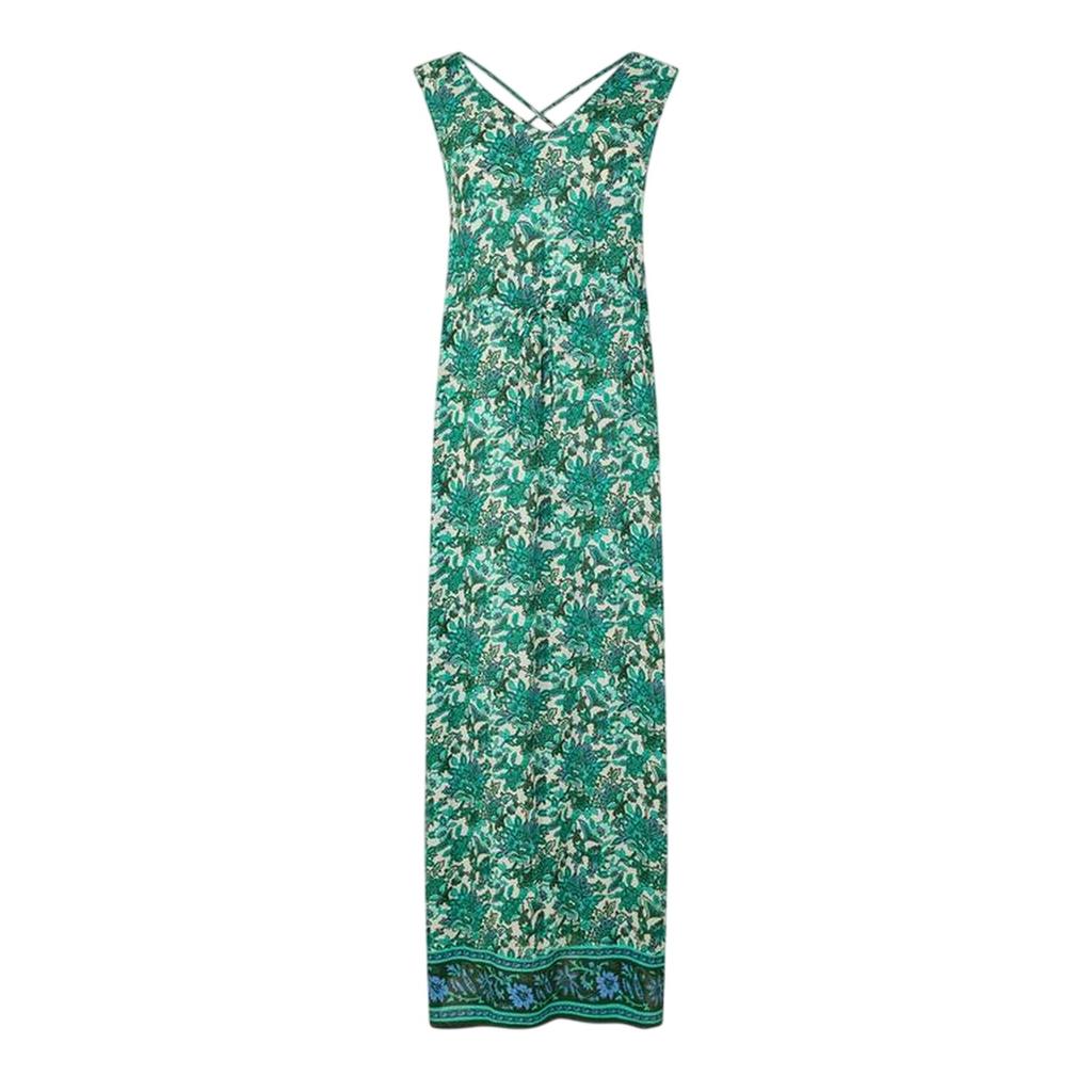 Vero Moda Womens/Ladies Anna Floral V Neck Maxi Dress