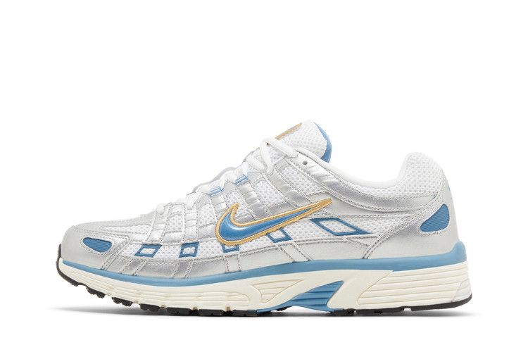 Men's Sneakers Nike P-6000 Metallic Silver Aegean Storm White/Metallic Silver/Pale Ivory/Aegean Storm