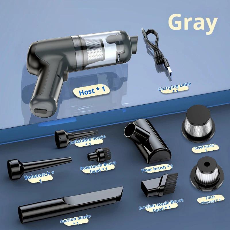 12000Pa Car Vacuum Cleaner Cordless Wireless Vehicle Portable Strong Suction Handheld Mini Wireless High Pressure Cleaner