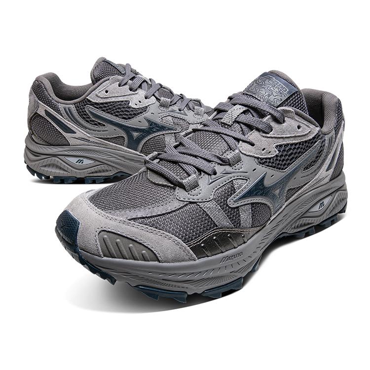 Mizuno Racer Adv Comfortable Hiking Outdoor Low-Top Running Shoes Unisex Shoes Dark-Gray D1GH241204