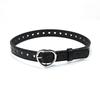 Children's Punk Belt Student Boys and Girls Jeans Heart-shaped Hollowed Out Heart Belt Female Pink Sky Blue