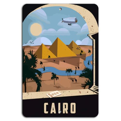 Cairo Timeless Sands and Majestic PyramidsAluminumtin sign 20x30cm(7.8x11.8inch)