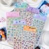 Yuezhen Galaxy Wonderland Waterproof Retro PET Stickers - Cute DIY Children's Journal Pack