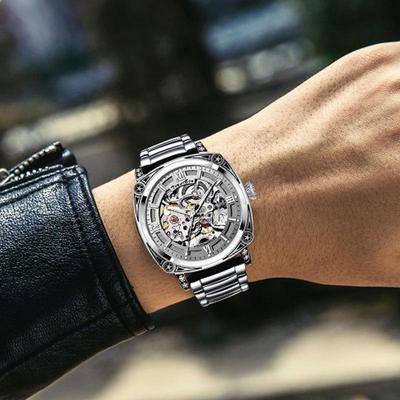 Swiss Men's Luminous Waterproof Automatic Mechanical Wristwatch