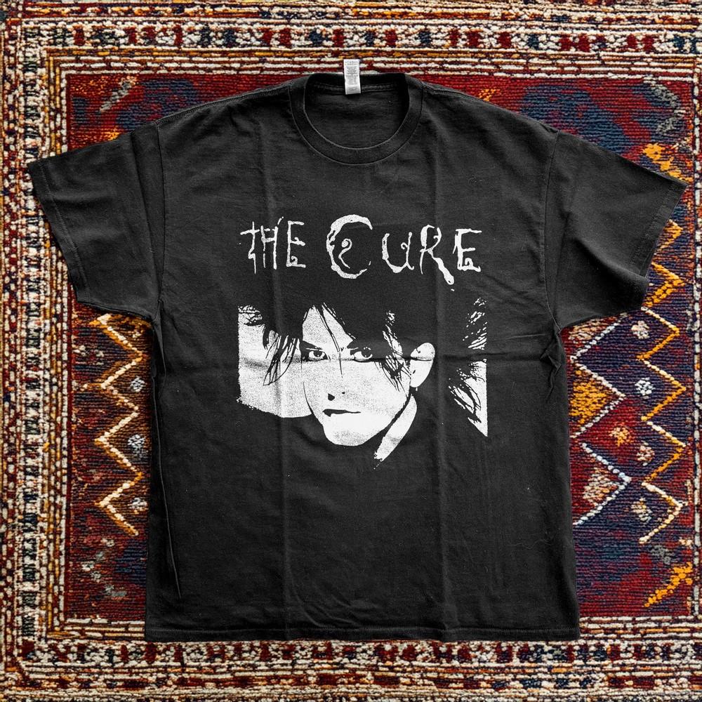 NEW The Cure Robert Smith Tshirt Short Sleeve Black Cotton TshirtSize S5XL Unisex T-Shirt XL