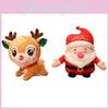 Cozy And Cute Santa Deer Plush Doll For Christmas Series Gift Ideas