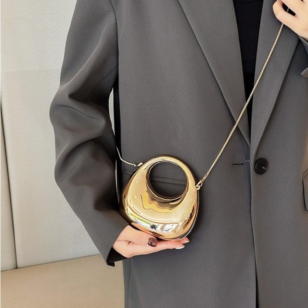 Mini Messenger Bag Acrylic Box Shoulder Bag Small Wallet Funny Party Bag Banquet Chain Bag  Women