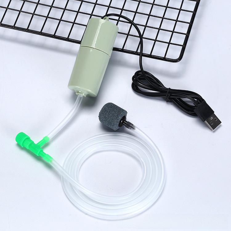 Ultra-Silent USB Portable Oxygen Pump for Fish Tanks and Aquariums