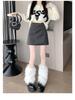 Sequin Tweed High-Waisted Irregular A-Line Slimming Skirt - Autumn/Winter 2025 Collection