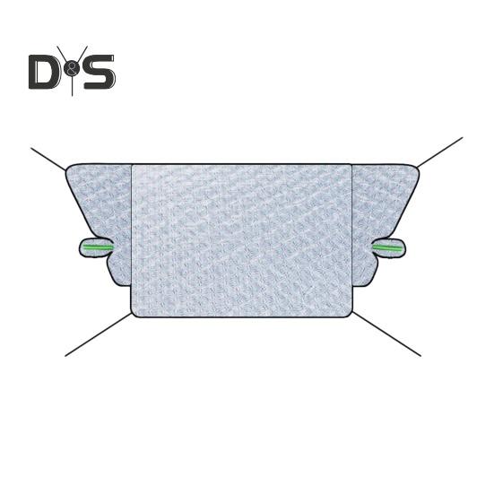 

Защитное покрытие для лобового стекла автомобиля, алюминиевая пленка, защита от снега и льда, защита зеркала заднего вида, универсальное покрытие для лобового стекла, защита от снега серебряный