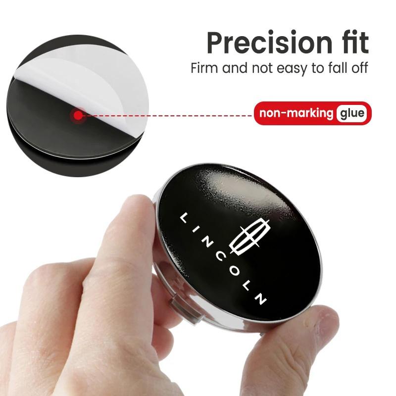 Car Wheel Hub Sticker Wheel Center Cap Base Car Styling Decor For Lincoln MKZ MKX Navigator Aviator Nautilus Continental MKC MKT tk2