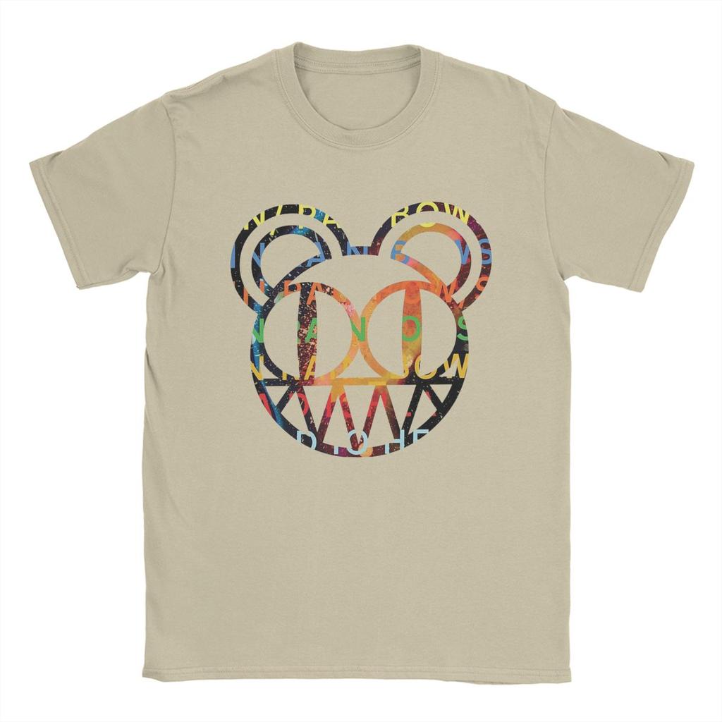 Radiohead T-Shirt Herren Baumwolle Vintage T-Shirt Rundhals Kurzarm Kleidung Einzigartig