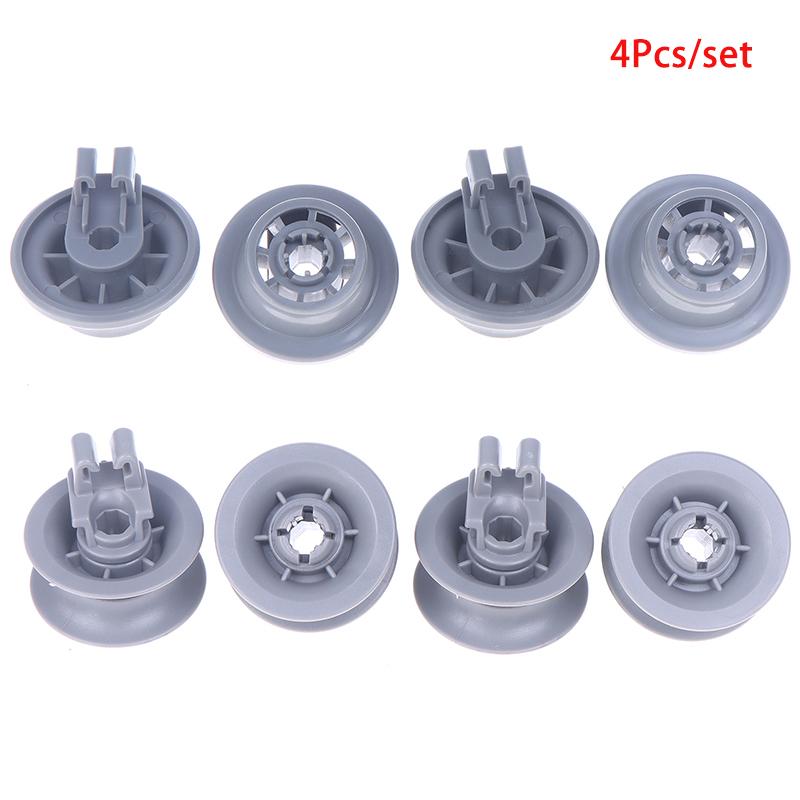 4Pcs Dishwasher Basket Roll Lower Basket Wheels For For Balay For Siemens For Neff 611475 00611475 Dishwasher