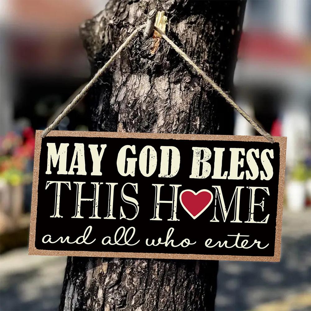 Ahşap Plaket İşareti Kişiselleştirilmiş El Sanatları Duvar Dekorasyonu Ev Yatak Odası Dekoru