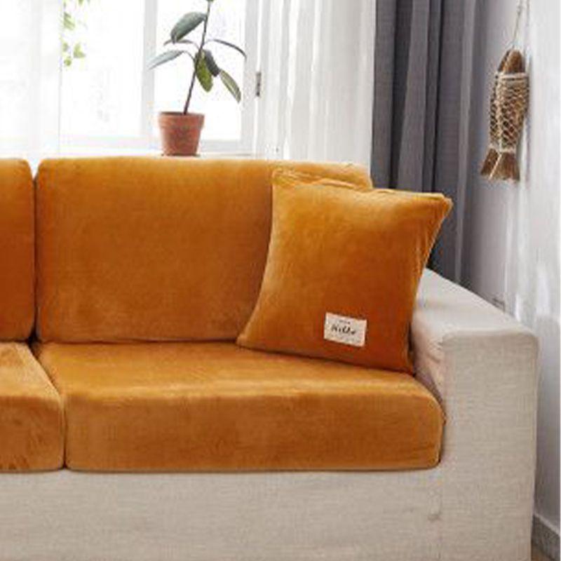 Stretch Velvet Sofa Cushion Cover Elegant Home Decor Velvet Seat Slipcover