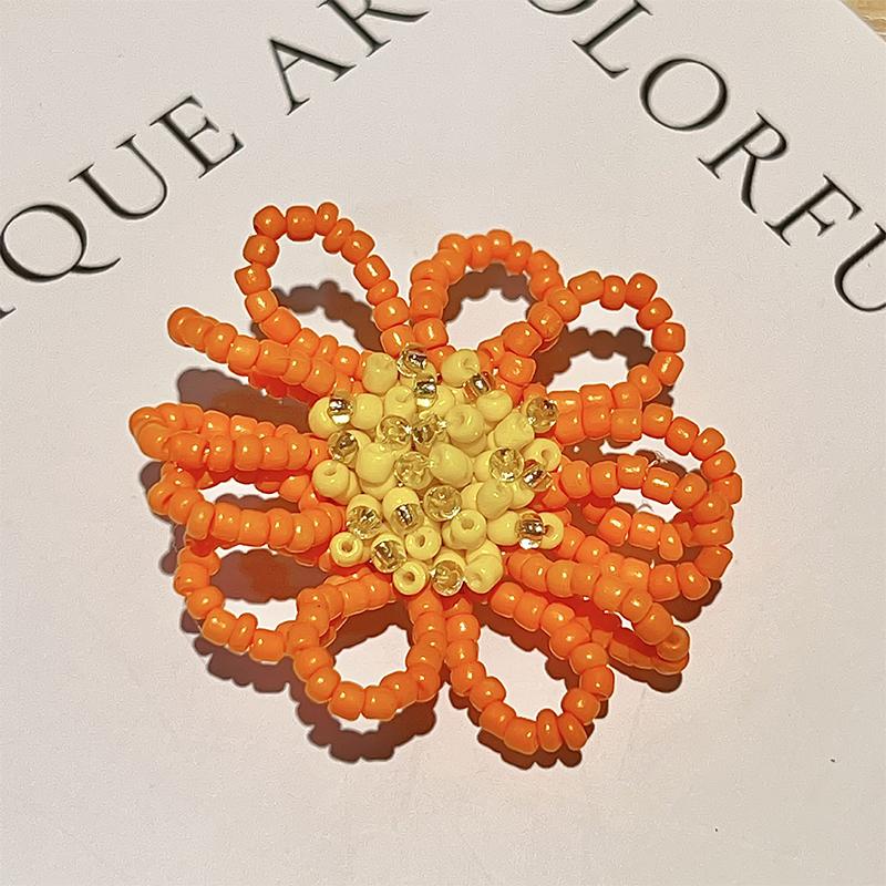 Dopamine Handcrafted Beaded Jelly Shoes Shoes Buckles Sandals Accessory Diy Decorative Shoe Flower Slippers Jewelry Accessories