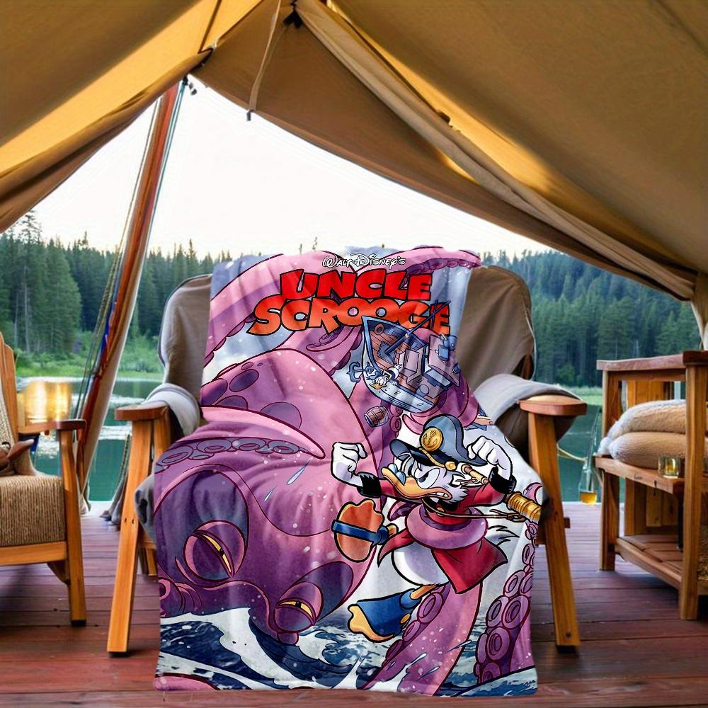 1pc, Disney Uncle Scrooge Blanket, Soft Warm Throw Blanket for Home Decor, Living Room, Travel, Camping