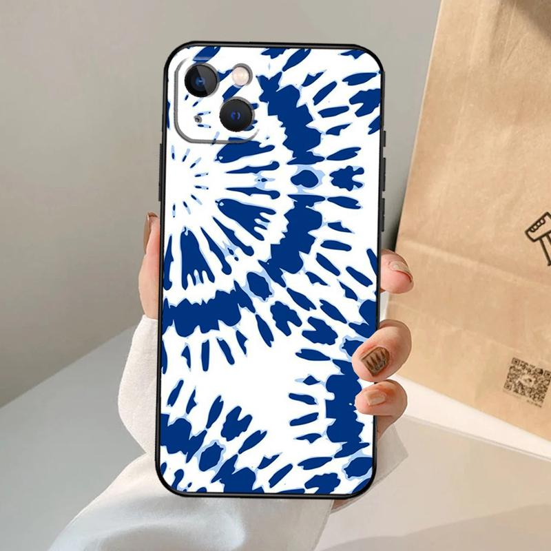 Rainbow Spiral Tie Dye Phone Case For iPhone 17 Air 16 15 13 11 12 14 Pro Max 13 12 Mini 15 16 Plus 16e Cover Coque