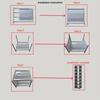 Metal Frame Shoe Rack Multi-Tier Fabric Shelves Space Saving for Sneakers Sandals Entryway Easy Assembly Holiday Storage