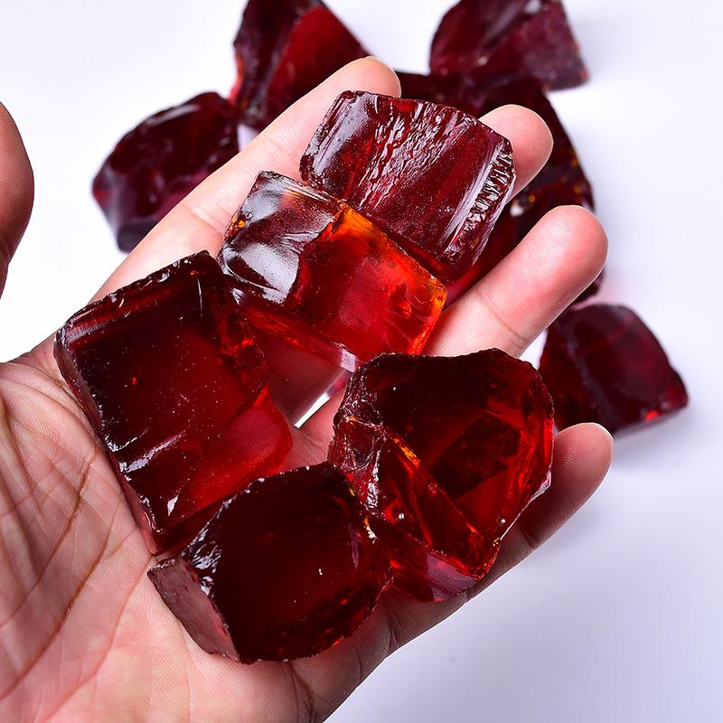 Natuurlijke Wijnrood Glazen Diffusorsteen voor Aromatherapie en Woondecoratie