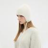 Cozy Wool Earflap Beanie (Ivory)